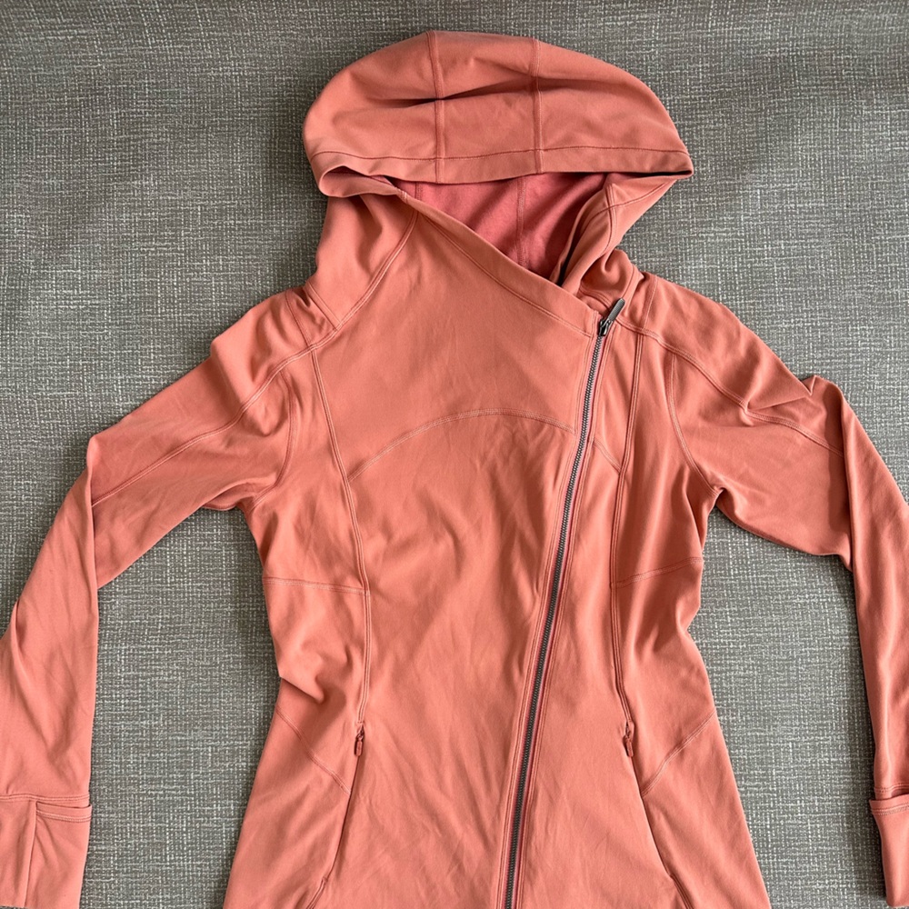 Every Journey Hoodie Coral Salmon Pink Sz 10 - Picture 10 of 16